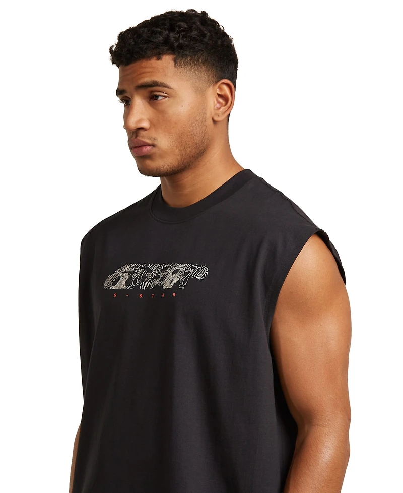 G-Star Raw Men's Graphic Sleeveless T-Shirt