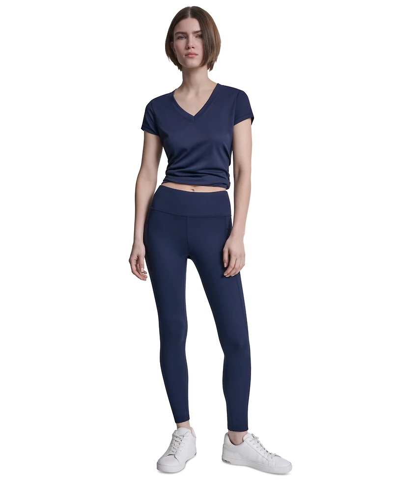 Dkny Women's Balance Compression High-Waist Leggings