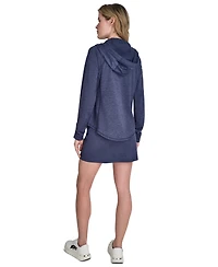 Dkny Sport Women's Space-Dye Pull-On Bike Skort