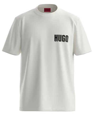 Hugo Boss Men's Derlyns Graphic Print Crewneck Cotton T-Shirt