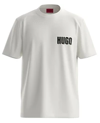 Hugo Boss Men's Derlyns Graphic Print Crewneck Cotton T-Shirt
