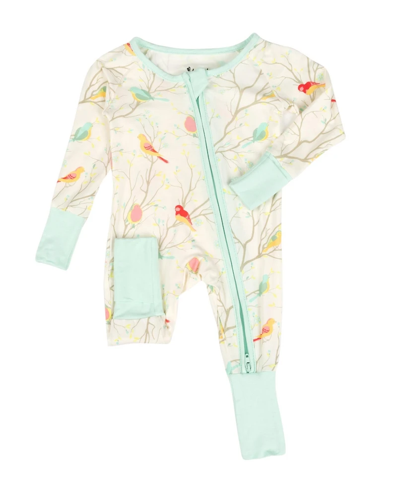 Leveret Toddler Matching Family One-Piece Cooling Bamboo Viscose Footed Pajamas