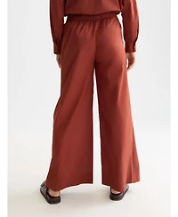 Scotch & Soda Women's and Cotton Voile Pull On Beach Pant