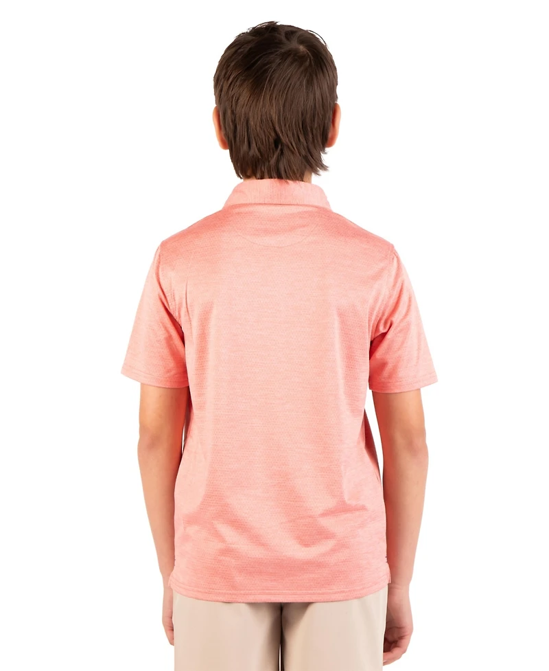 Tailorbyrd Boys Melange Mesh Performance Polo