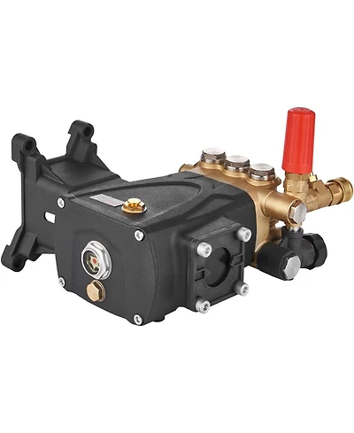 Sugift Pressure Washer Pump, 4400 Psi, 1" Shaft Triplex Plunger for Power Washers