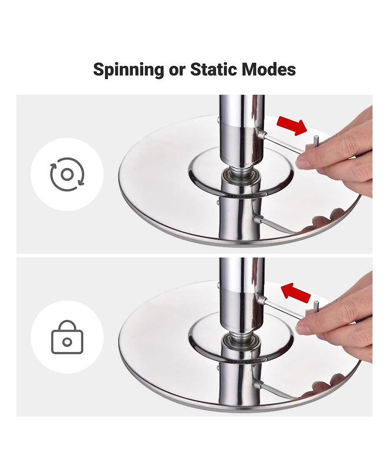 Yescom 3 Pack 9.25 Ft Silicone Spinning Static Dancing Pole for Fitness Studio Club