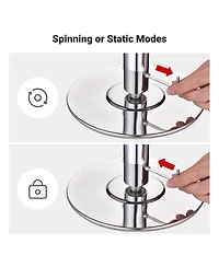 Yescom 3 Pack 9.25 Ft Silicone Spinning Static Dancing Pole for Fitness Studio Club