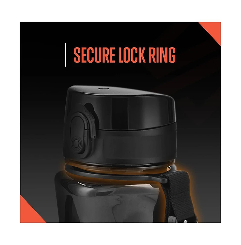 Squatz Sports and Shake Water Bottle with Strainer