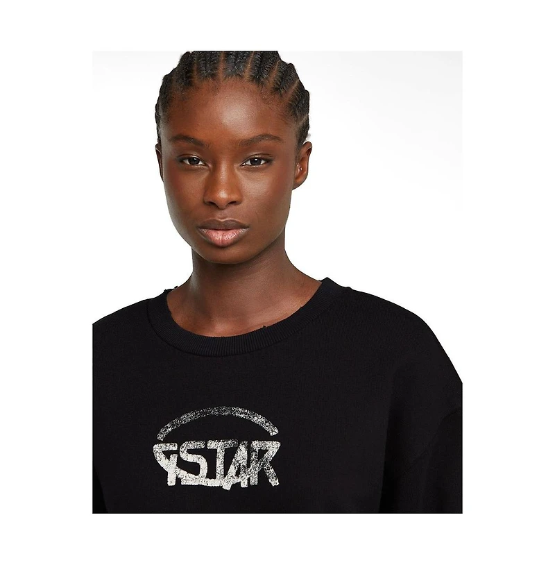 G-Star Women's Logo Loose Sweater