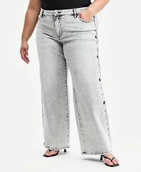 Madden Girl Trendy Plus Ultra 90's Studded Jeans