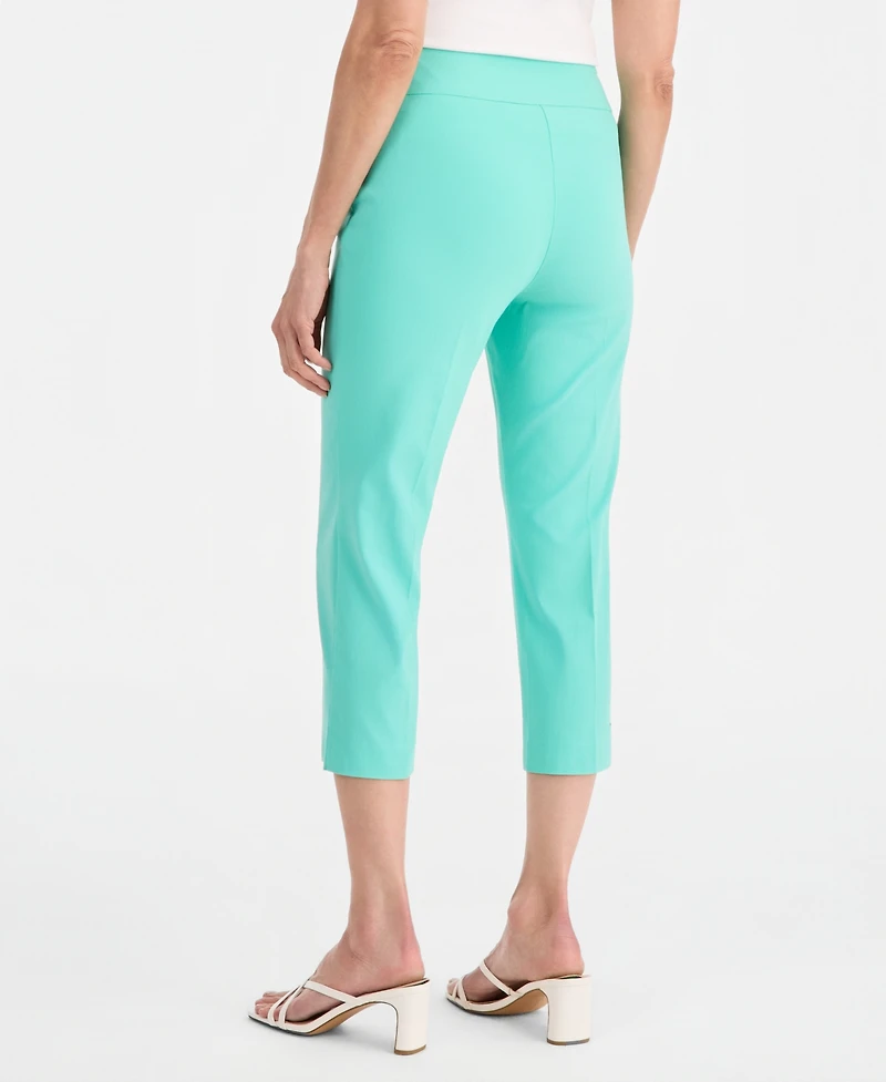 Jm Collection Women's Pull-On Capri Tummy-Control Pants, Exclusively at Macy's
