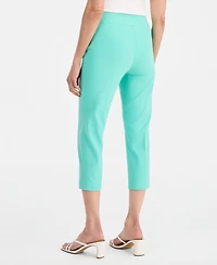Jm Collection Women's Pull-On Capri Tummy-Control Pants, Exclusively at Macy's