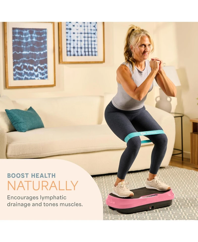 Lifepro Waver Mini Vibration Plate Exercise Machine for Lymphatic Drainage