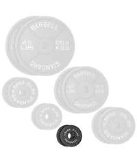 Philosophy Gym Set of 2 Standard Cast Iron Olympic 2-inch Weight Plates ( Lb each