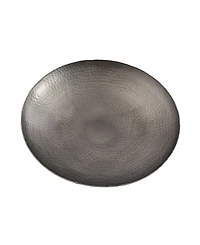 Godinger Temari Hammered Gunmetal 11.12" Round Platter