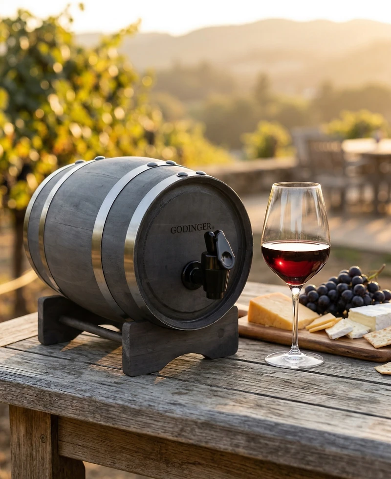 Godinger Whiskey 25 oz. Barrel Dispenser