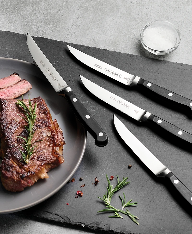 Tramontina Pro Series Forged 4-Pc. Fine Steak Knife Set