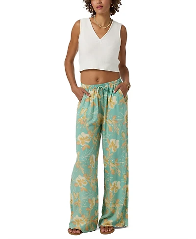 O'Neill Women's Viscose Rosalie Tiki Printed Pants