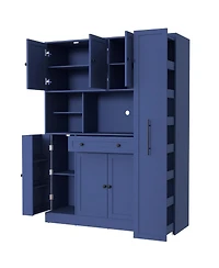 Streamdale Furniture Freestanding Buffet Hutch Kitchen Pantry Storage Cabinet