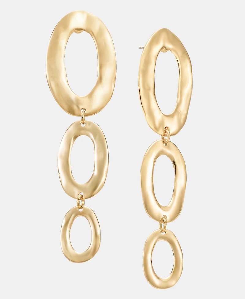 I.n.c. International Concepts Triple Oval Statement Earrings, Macy's Exclusive