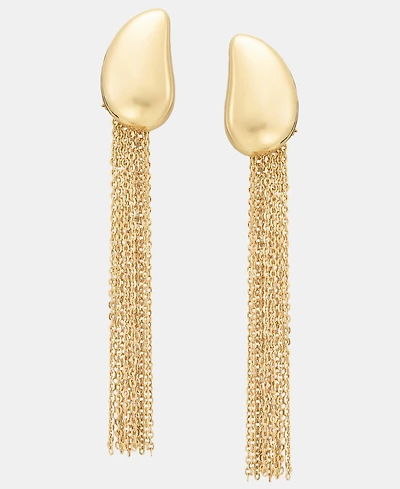 I.n.c. International Concepts Tear-Shape Chain Linear Drop Earrings, Macy's Exclusive