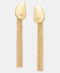I.n.c. International Concepts Tear-Shape Chain Linear Drop Earrings, Macy's Exclusive
