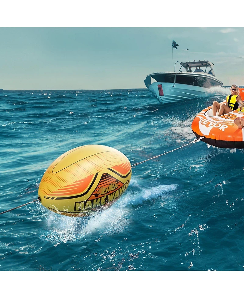 Mecale Towable Tube Booster Ball Thickened Pvc for Water Sports