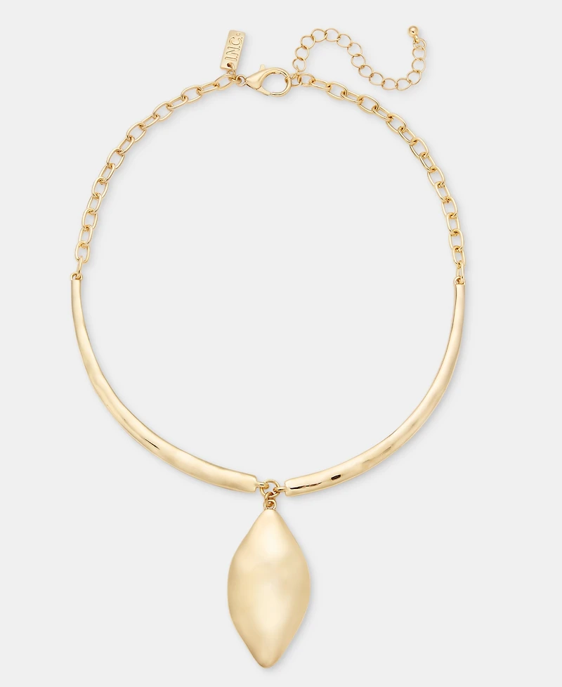 I.n.c. International Concepts Sculptural Pendant Necklace, 15" + 3" extender, Macy's Exclusive