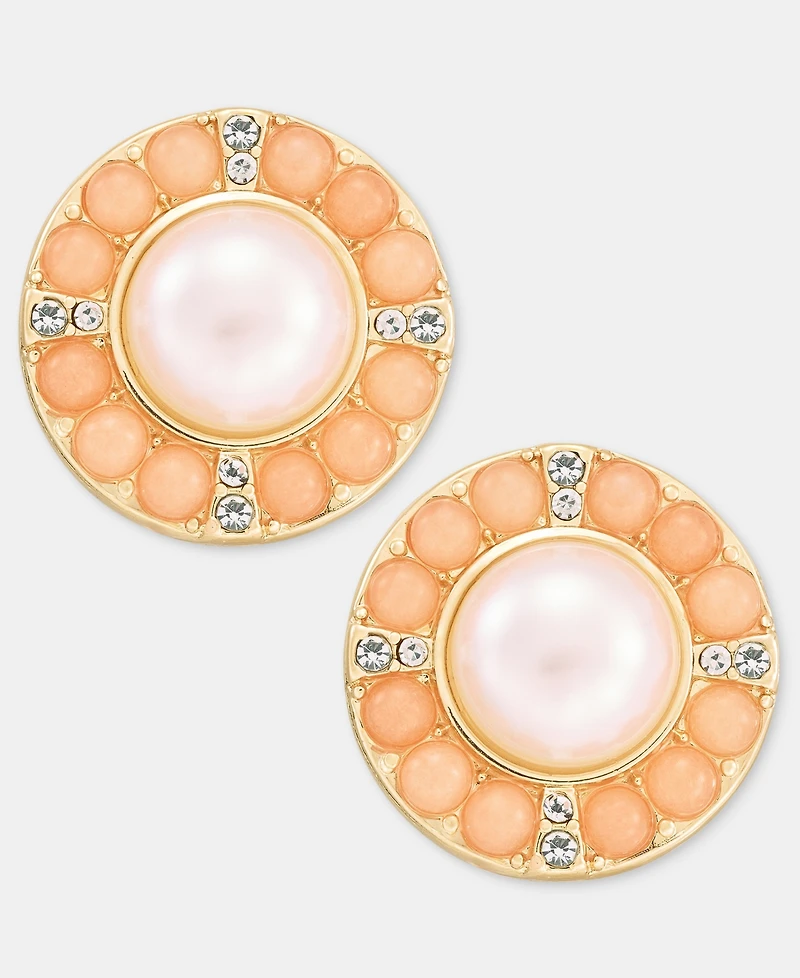 Charter Club Mixed Stone Stud Earrings, Macy's Exclusive