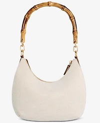 Giani Bernini Linen Bamboo Handle Hobo, Macy's Exclusive