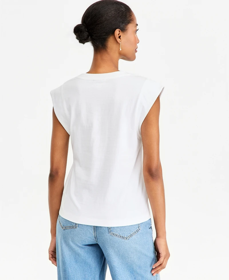 On 34th Women's V-Neck Jersey Top, Macy's Exclusive