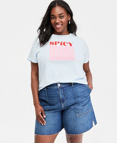 On 34th Trendy Plus Spicy Graphic T-Shirt, Macy's Exclusive
