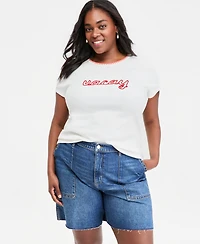 On 34th Trendy Plus Vacay Graphic T-Shirt, Macy's Exclusive