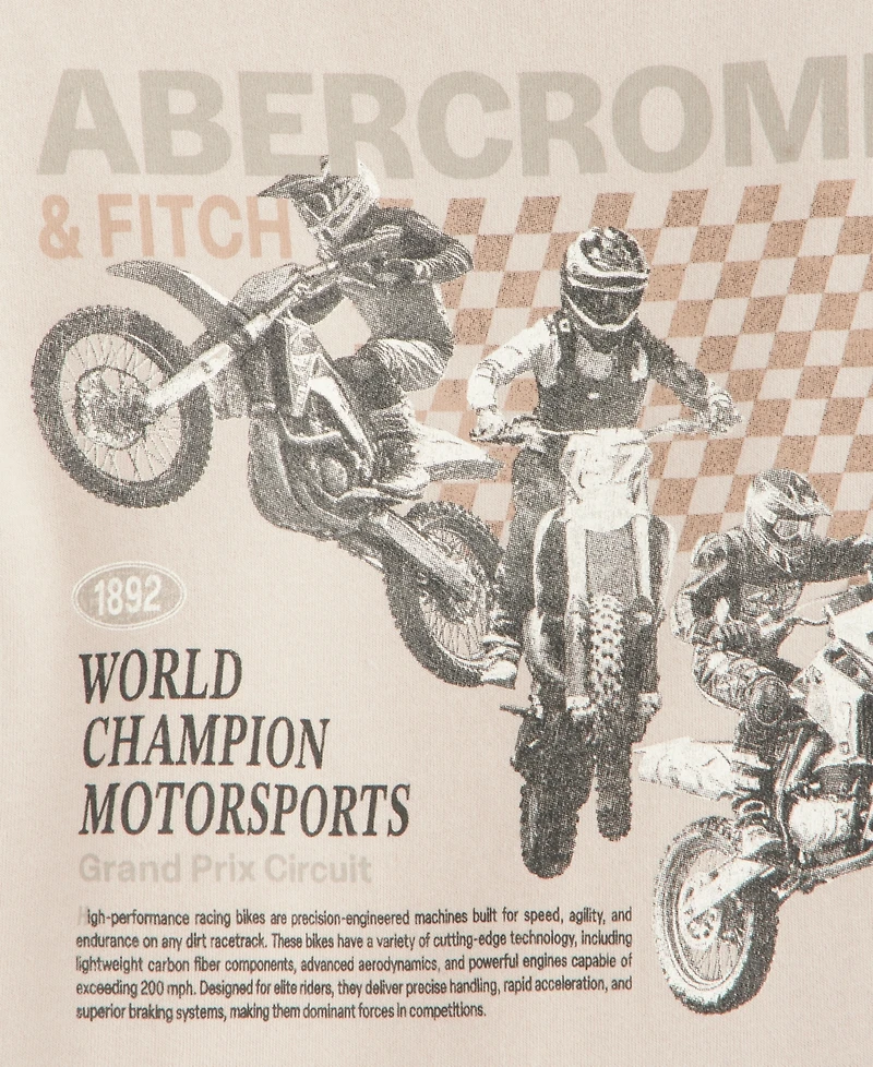 abercrombie kids Boys 8-20 World Champion Bike Tee