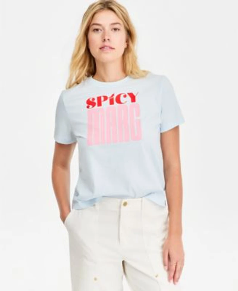 On 34th Womens Spicy Marg Graphic T Shirt Macys Exclusive