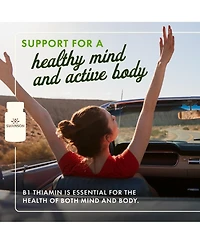 Swanson Vitamin B1 Thiamin Supplement for Healthy Metabolism and Energy Support - Supports Nerve Cell Function