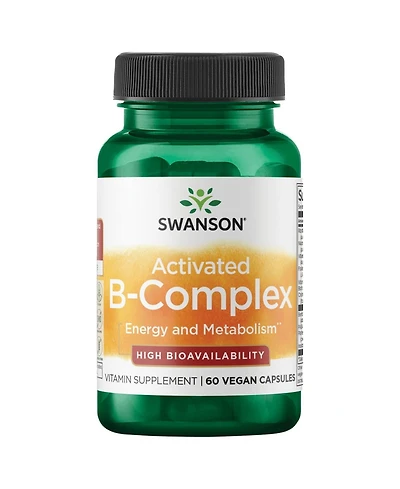 Swanson Ult Activated B Cplx Hi Bio 60VEG Cp