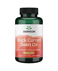 Swanson Black Currant Seed Oil Herbal Supplement for Immune and Heart Health Support - Supports Joint Health