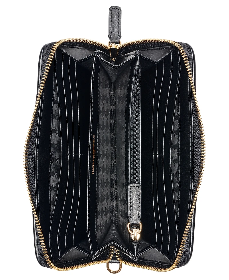 Karl Lagerfeld Paris Jacqueline Zip Around Wallet