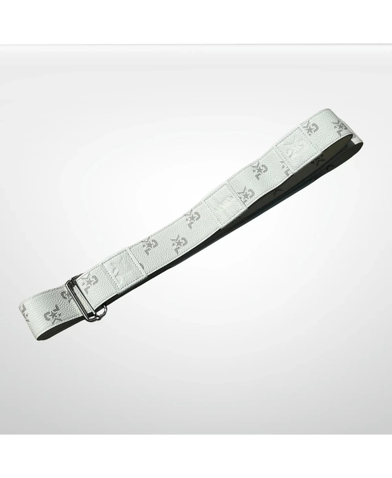 PlayMakar - I Am - Leather Monogram Yoga Strap, Chrome Accents