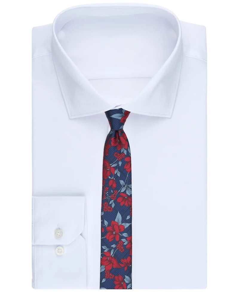 Bar Iii Men's Norris Floral Pattern Skinny Tie, Macy's Exclusive