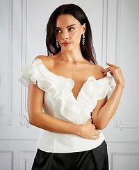 Muse Women's Ruffle Off-The-Shoulder Top