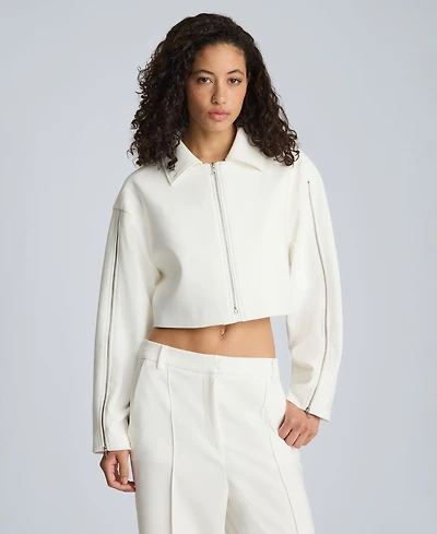 Kenneth Cole Women's Collared Neck Jacket