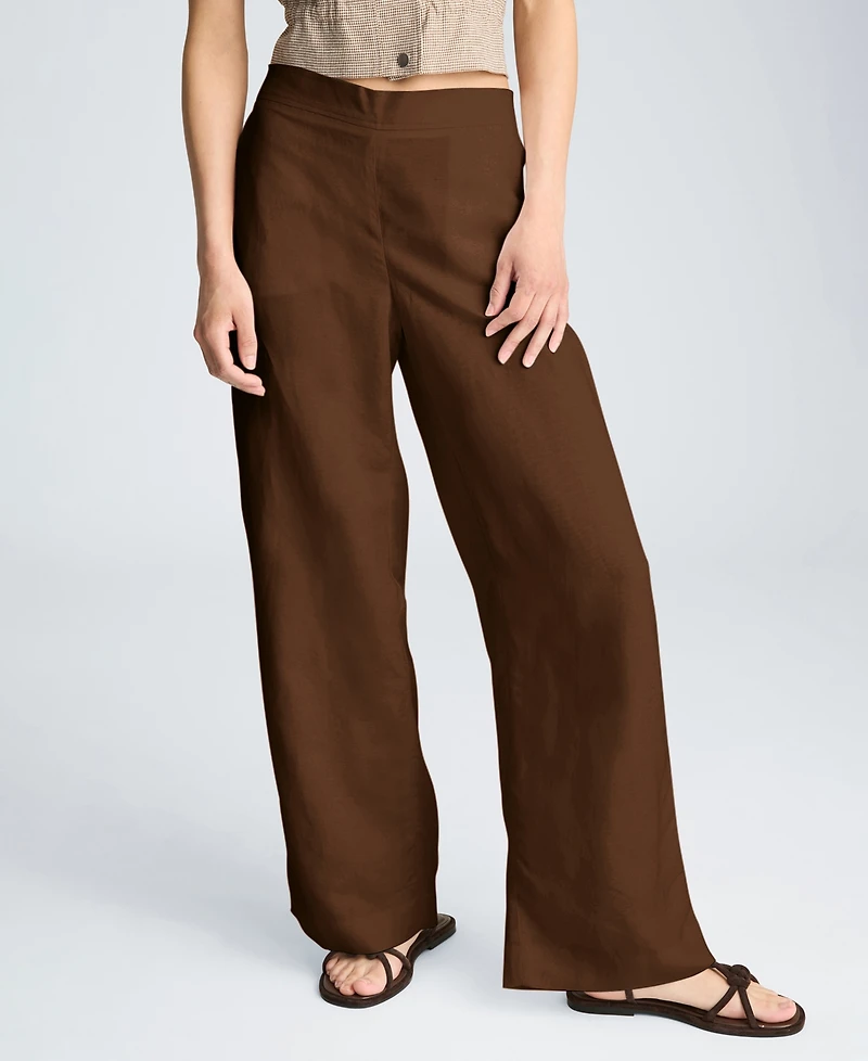 Kenneth Cole Women's Pull-On Wide-Leg Pants
