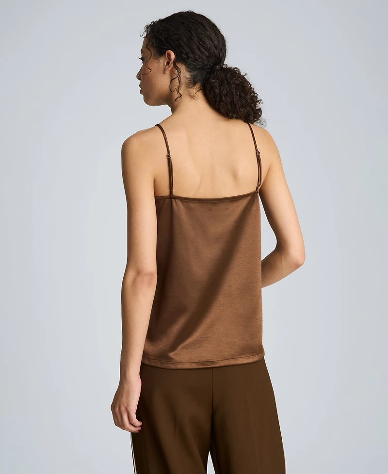Kenneth Cole Women's Straight Neck Sleeveless Camisole