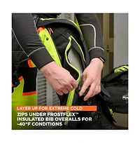 RefrigiWear Men's FrostFlex Fleece Pants - 10°F Cold Protection, Durable and Comfortable Workwear