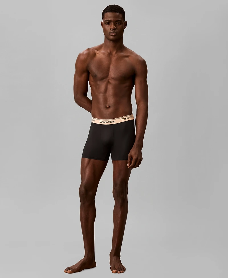 Calvin Klein Men's Microfiber Stretch Boxer Briefs, 4-Pack
