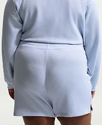 Nike Plus Size Sportswear Chill Waffle Loose Shorts