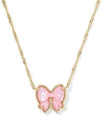 Kendra Scott Haley Bow Short Pendant Necklace, 16" + 3" extender