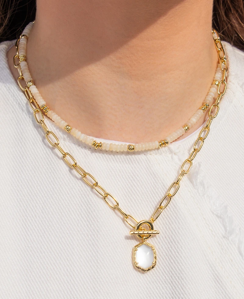 Kendra Scott 14k Gold-Plated Stone 18" Pendant Necklace